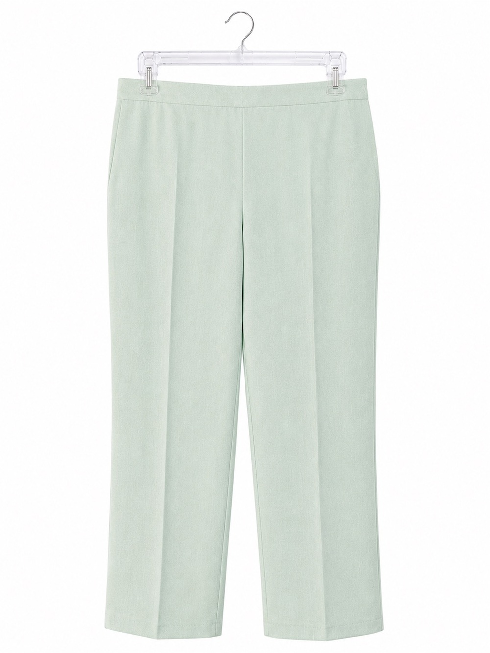 NWT Alfred Dunner Classic Fit Pants 14 Mint Green Pull On Comfort Waist
